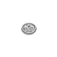 Charm Elements Donna PIETRE PREZIOSE in Oro bianco Diamante DCHF8556.004